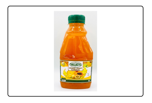 Gallacto Mixed Fruit Cordial 750ml X 6
