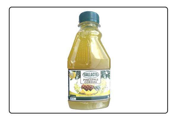 Gallacto Pineapple Cordial 750ml X 6
