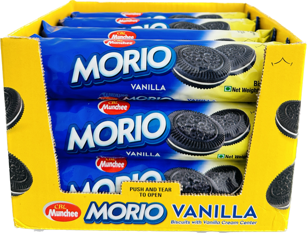 Munchee Morio Biscuits Vanilla 80g x 24