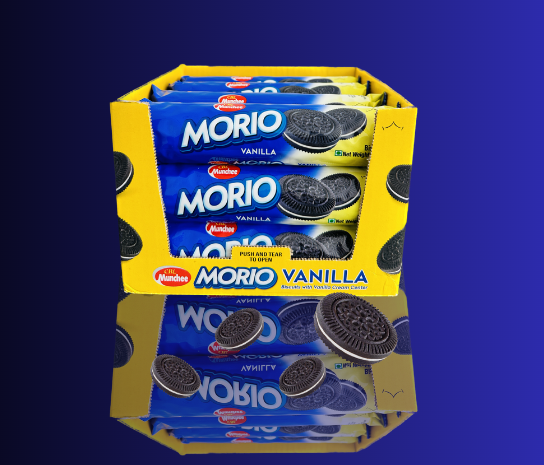 Munchee Morio Biscuits Vanilla 133g x 12