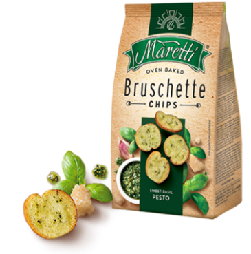Maretti Bruschette Sweet Basil Pesto 70g x 15