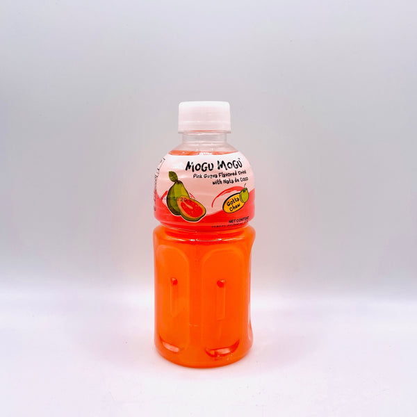 Mogu Mogu Pink Guava flavoured Drink 320ml x 6 Bottles