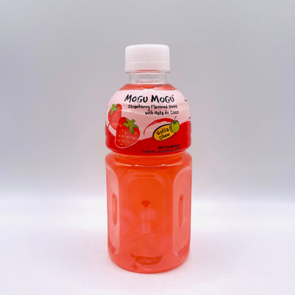 Mogu Mogu Strawberry flavoured Drink 320ml x 6 Bottles