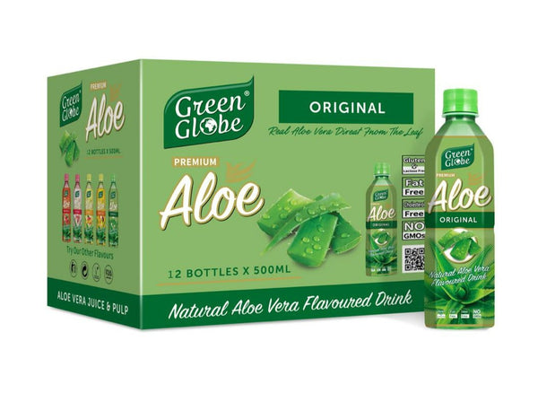 Green Globe Aloe Vera Juice Original 	500ml X 20