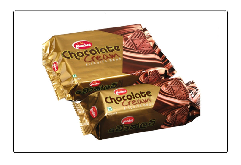 Munchee Chocolate Cream Biscuits (Pack of 4) 400g each Global Snacks