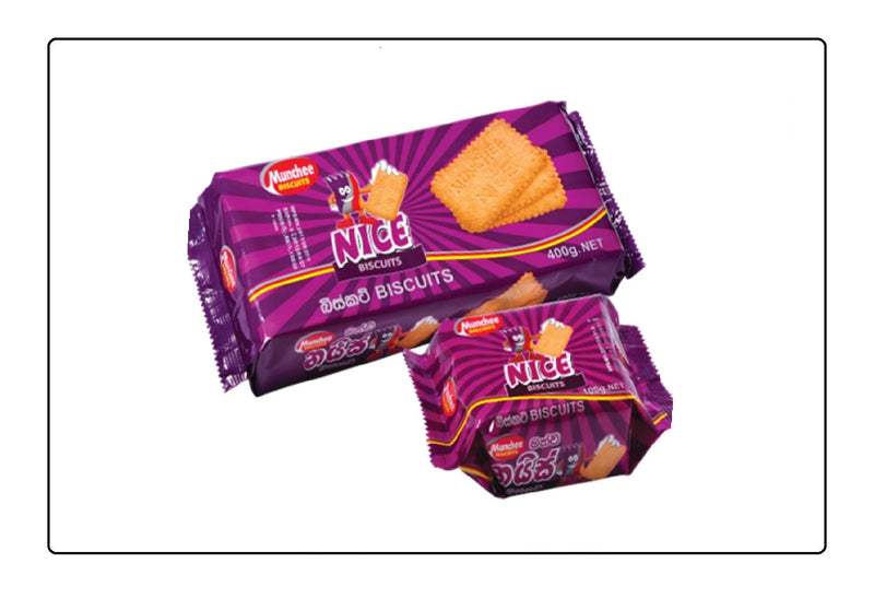 Munchee Nice Biscuits (Pack of 4) 400g each Global Snacks