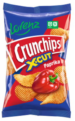 Lorenz Crunch-Chips X-Cut Paprika 130g X 10