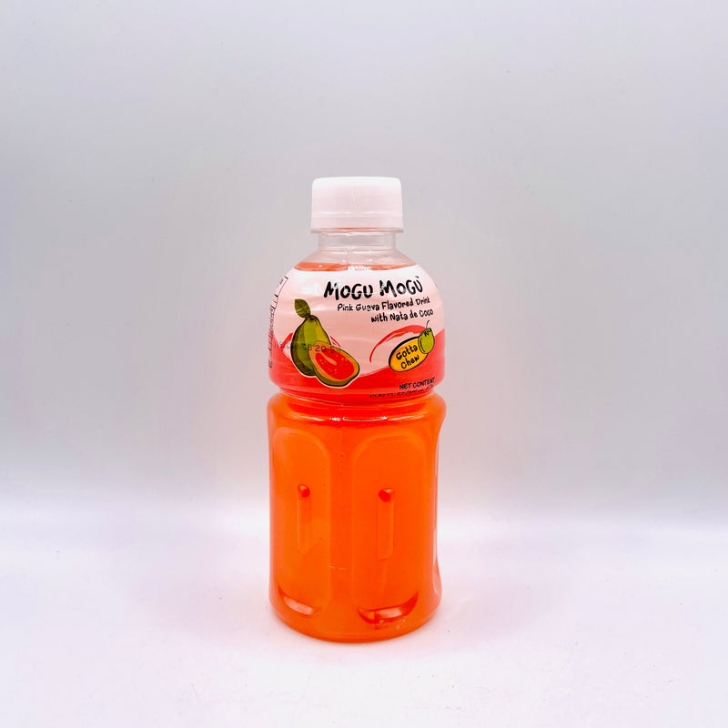 Mogu Mogu Pink Guava flavoured Drink 320ml x 24 Bottles