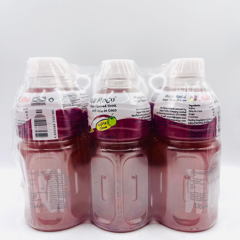 Mogu Mogu Grape flavoured Drink 320ml x 24 Bottles