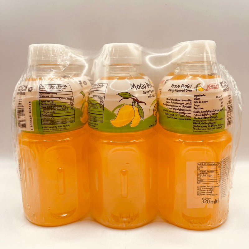 Mogu Mogu Mango flavoured Drink 320ml x 24 Bottles